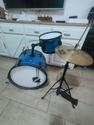 REGALO -Batería musical infantil azul