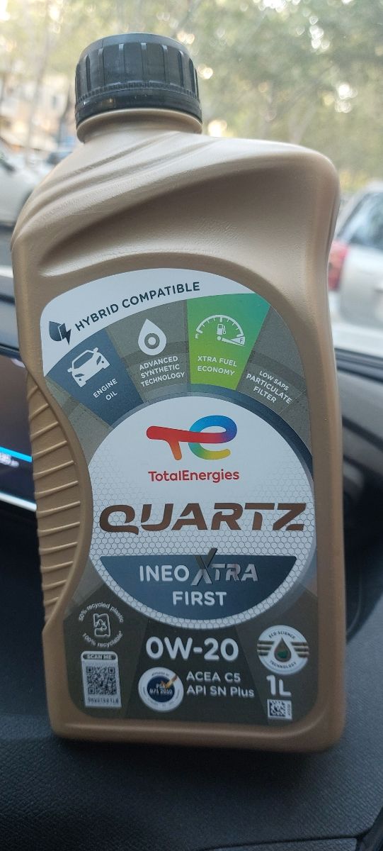 Aceite 1 litro total quartz ineo xtra first nuevo