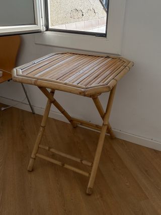 Mesa plegable bambú MUY MUCHO