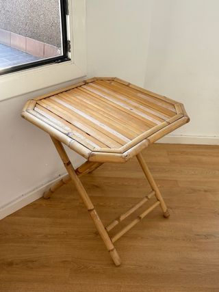 Mesa plegable bambú MUY MUCHO