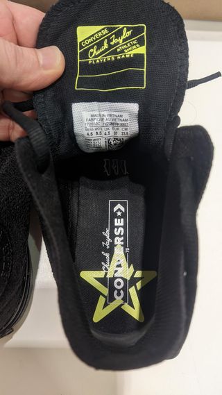 Converse Chuck 70 HI Negro n37(23,5cm). Nuevas