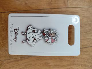 Pin Disney Mary Poppins Paraguas Blanco Rosa