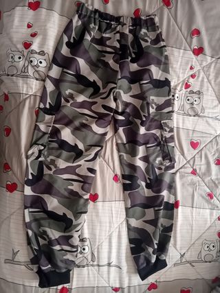 Tuta mimetica 2 pezzi poliestere 160cm