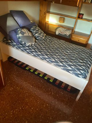 Cama nido blanca 90cm