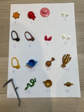 Piezas Playmobil sueltas