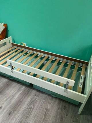 Cama infantil blanaca ikea