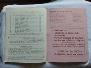 Catálogo coleccionistas de vitolas de puros. 1987