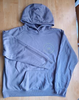 Sudadera con capucha morada mujer 
