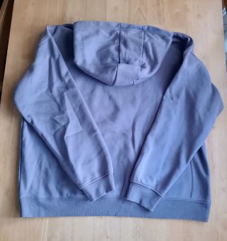 Sudadera con capucha morada mujer 