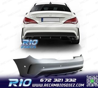 PARAGOLPES TRASERO MERCEDES CLA C117 LOOK AMG CLA45