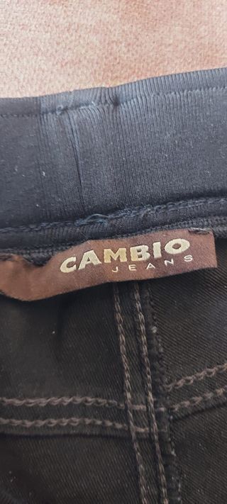 Pantalón negro Cambio, talla 38/40