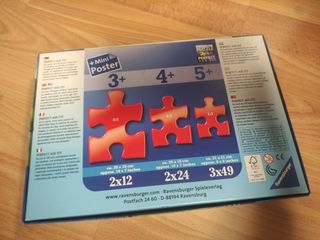 Puzzle Ravensburger 3+ 4+ 5+