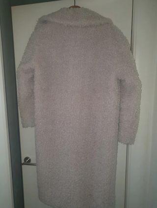 Abrigo COS Teddy Oversize Beige Talla Única Nuevo 
