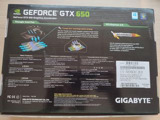 Gigabyte GeForce GTX 650 2GB GDDR5