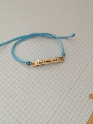 Pulsera ajustable Zamak baño oro Érase una vez...