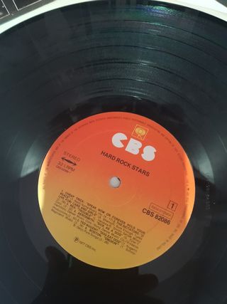 LP Hard Rock Stars CBS 82086 ,1977 ,CBS ,