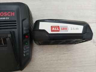 Batería Bosch 18V 2.5 Ah + Cargador AL 1830 CV