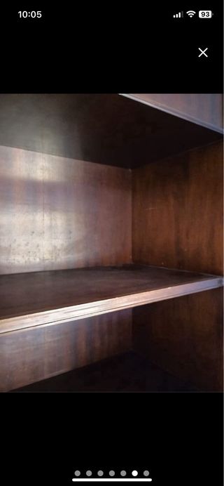Librería boiserie de madera