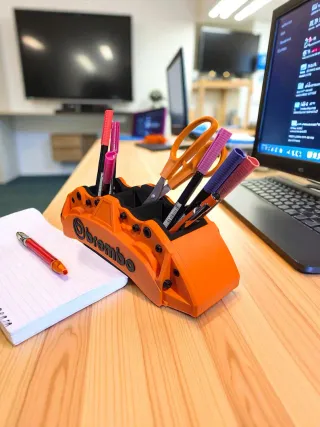 Portalápices Brembo impreso en 3d 