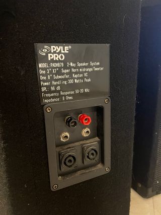 Altavoces Pyle Pro Negros