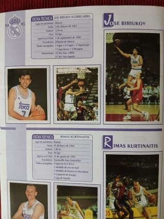 Álbum Cromos Real Madrid 94/95