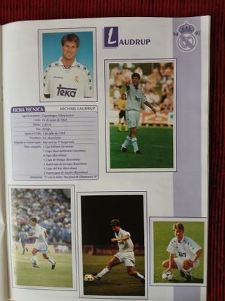 Álbum Cromos Real Madrid 94/95