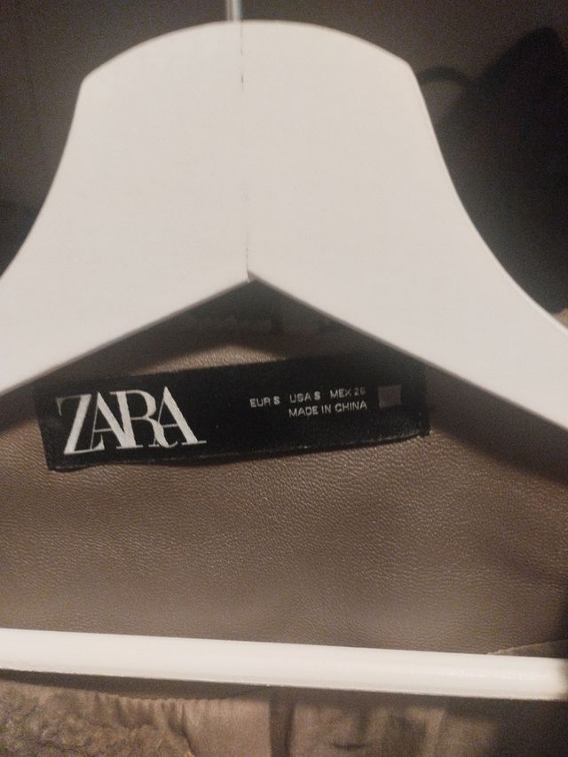 Abrigo borreguito Zara Talla S