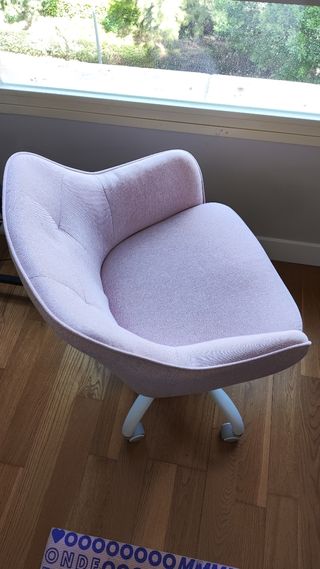 Silla de escritorio giratoria rosa