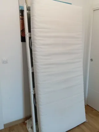 Estructura cama alta IKEA VITVAL
(Opción colchón)