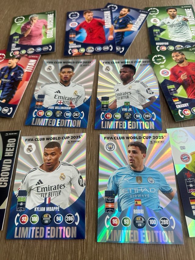 Lote Tarjetas Panini Mundial Clubes FIFA 2025