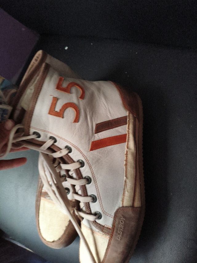 Botín caballero Destroy beige/marrón