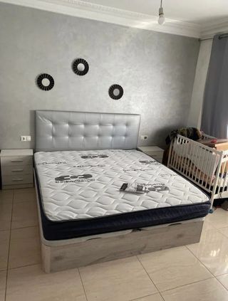 Canapé abatible con colchónes viscoelástica 