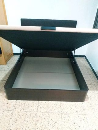 Canapé abatible con colchónes viscoelástica 