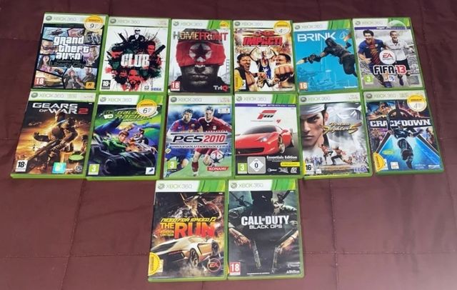 Lote Juegos Xbox 360: Acción, Carreras, Deportes