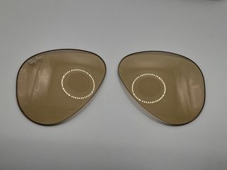 Cristales Ray-Ban Aviator RB3025 55mm color Ámbar.