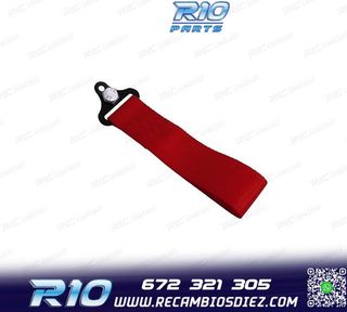 CINTA DE REMOLQUE ROJA EN TELA