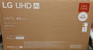 TV LG UHD AI 43 UA75 108cm Nueva