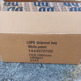 Bolsas de plástico con cierre gripseal