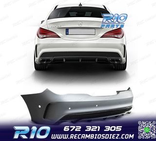 PARAGOLPES TRASERO MERCEDES CLA C117 LOOK AMG CLA45