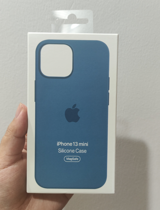 Funda iPhone 13 mini Azul Abismo Silicone Case