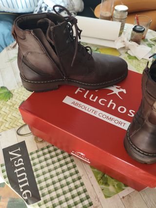 Zapatos con cremallera y cordones Fluchos talla 40