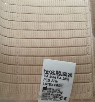 Faja correctora postura beige talla S. 