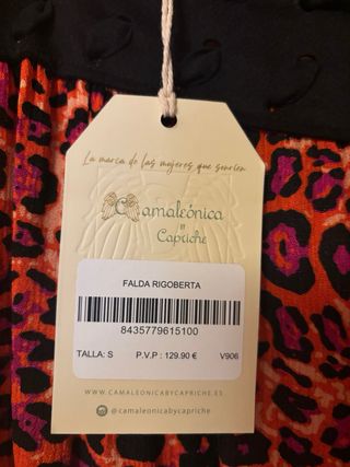 Falda larga Capriche Boho Animal Print