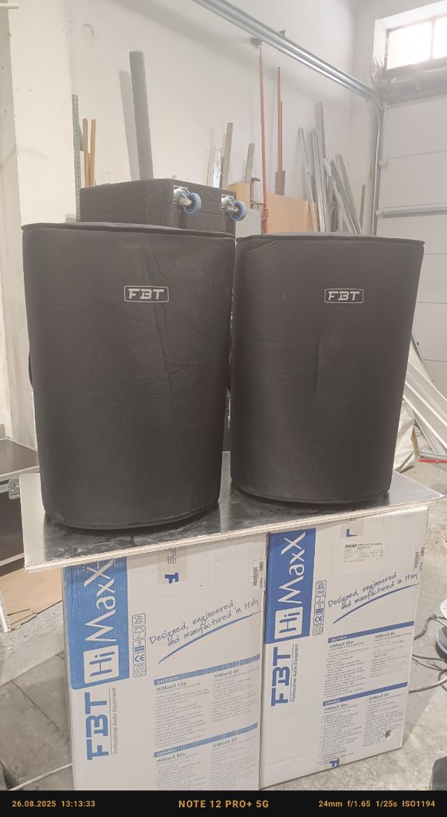 2 Altavoces FBT HiMaxx 60 Nuevos