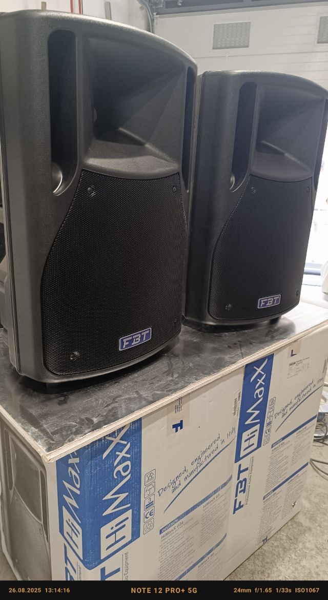 2 Altavoces FBT HiMaxx 60 Nuevos