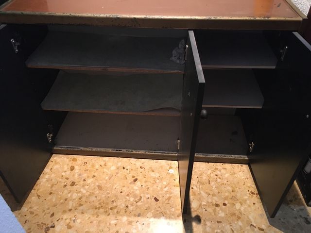 Armario bajo 3 puertas madera