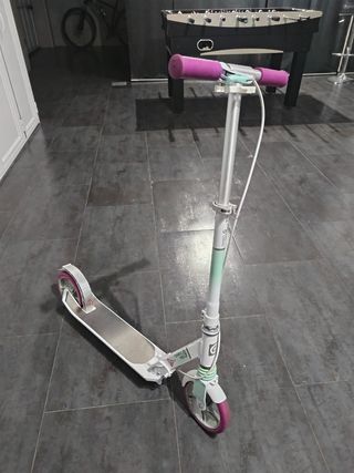 Patinete Oxelo MID 9 Blanco/Rosa