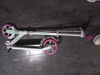 Patinete Oxelo MID 9 Blanco/Rosa