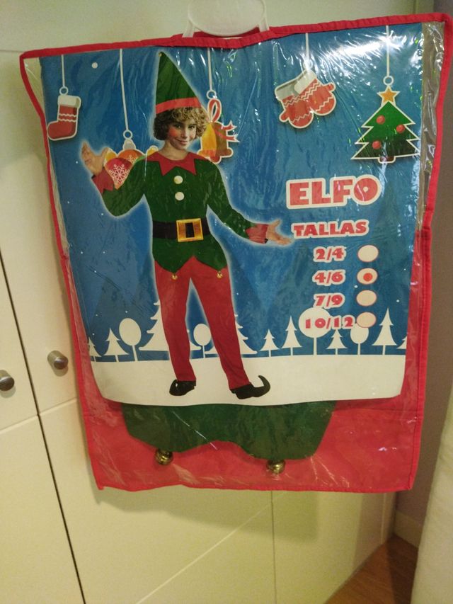 Disfraz Elfo/Duende Navidad Talla 4-6
