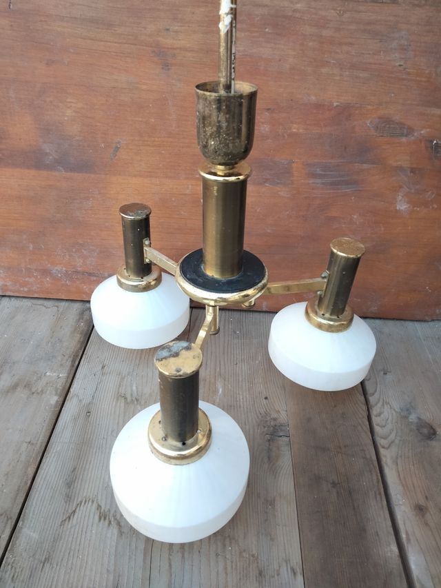 Lámpara de diseño techo vintage brutalista